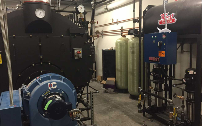 Hurst Boilers In Commercial Building